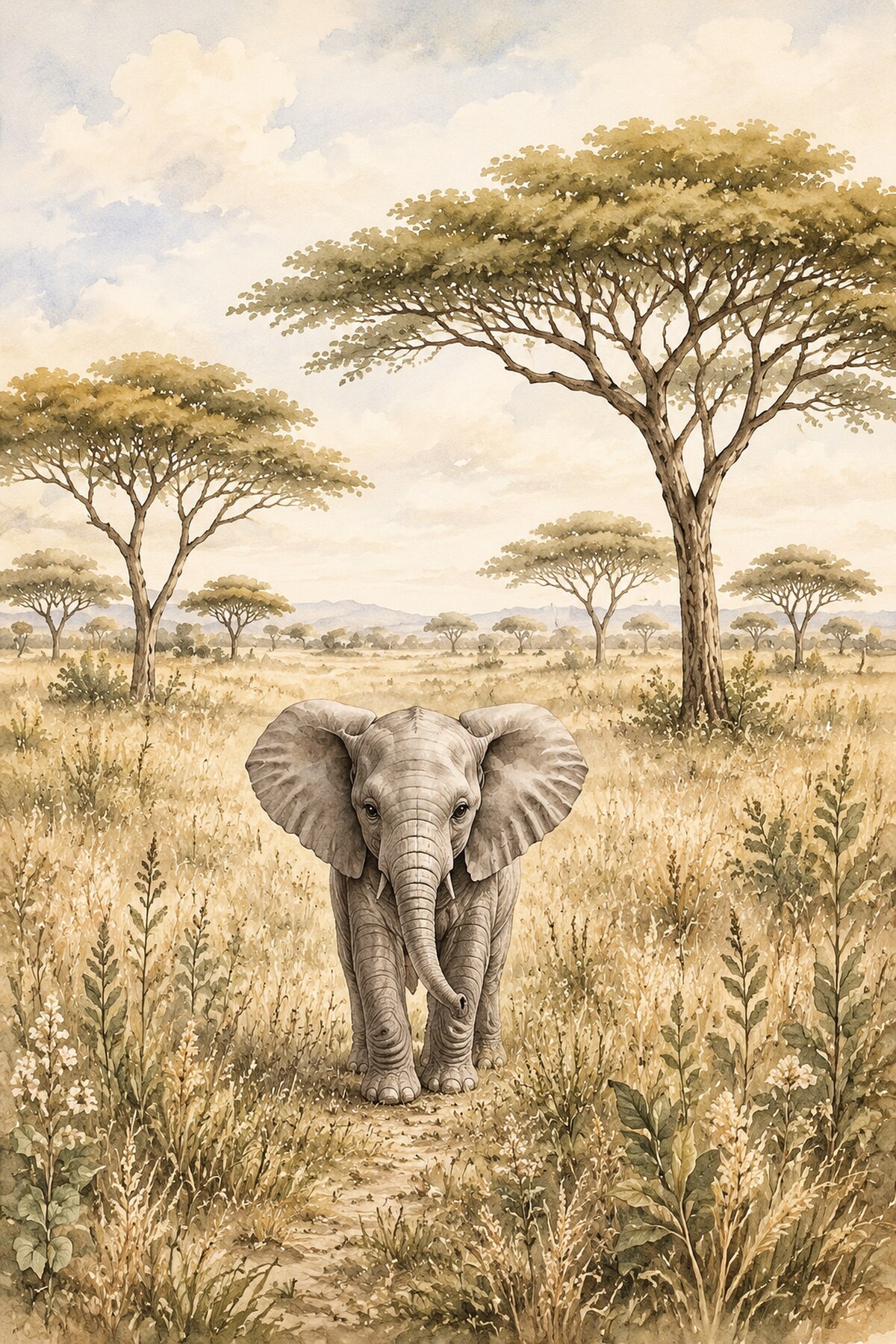 Elephant calf